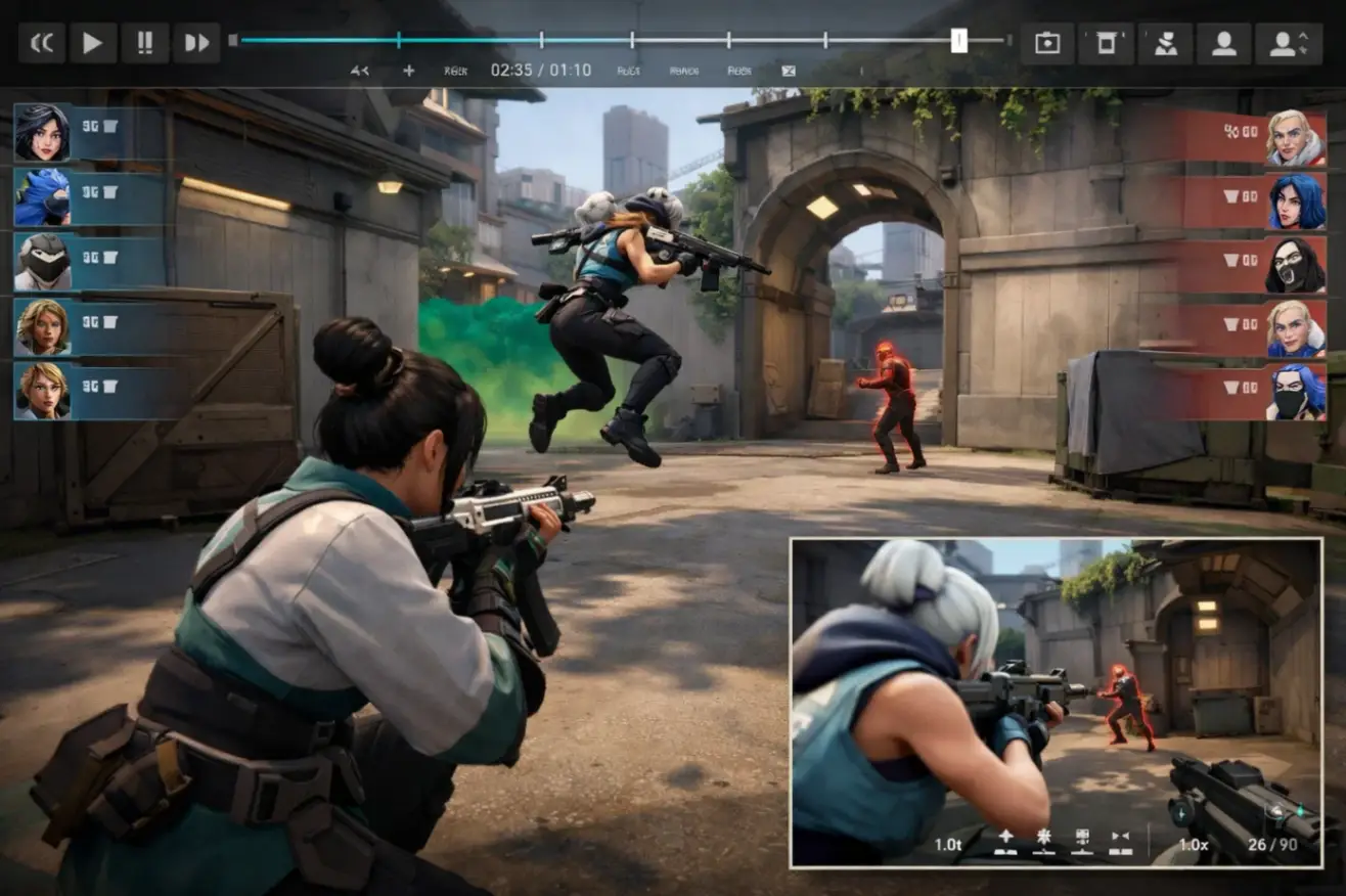 Replay System в Valorant: как работает система повторов